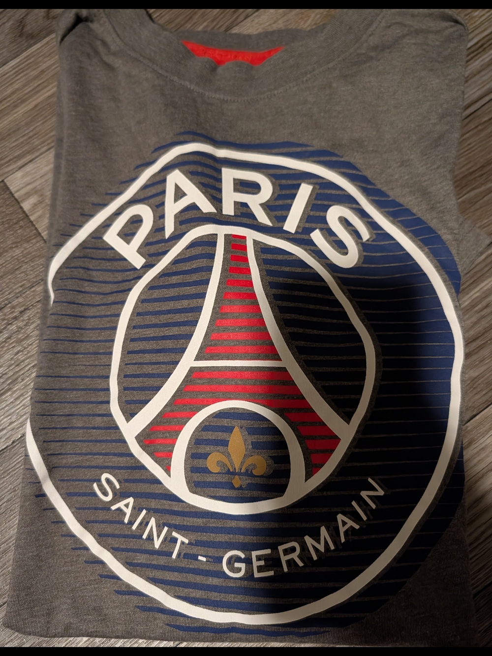 Paris Saint-Germain Grey Short Sleeve Tee - Men's